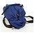 Zaino PRADA in tela blu argento Auth 176786 - vista 10
