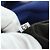 Zaino PRADA in tela blu argento Auth 176786 - vista 12