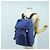 Zaino PRADA in tela blu argento Auth 176786 - vista 29