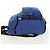 Zaino PRADA in tela blu argento Auth 176786 - vista 5