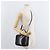 Borsa a mano GUCCI Bamboo in pelle 2way Nero Oro Auth 178244 D'oro - vista 24