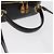 Borsa a mano GUCCI Bamboo in pelle 2way Nero Oro Auth 178244 D'oro - vista 7