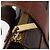 Céline Borsa CELINE Macadam Canvas PVC Pelle Marrone Oro Auth 178960 D'oro - vista 20