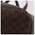 Céline Borsa CELINE Macadam Canvas PVC Pelle Marrone Oro Auth 178960 D'oro - vista 7