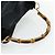 Borsa a Spalla GUCCI Bamboo in Pelle Nera e Oro 001 1577 2615 Auth bs34923 Nero D'oro - vista 7