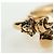 VERSACE Ring Metall Gold Tone Auth bs34882A - Ansicht 5