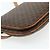 Céline Borsa a Spalla CELINE Macadam Canvas PVC Pelle Marrone Oro Auth 178221A D'oro - vista 16