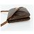 Céline Borsa a Spalla CELINE Macadam Canvas PVC Pelle Marrone Oro Auth 178221A D'oro - vista 3
