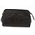 Pochette CHANEL in pelle di agnello nera e oro CC Auth bs35075 Nero D'oro - vista 13