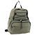 Sac à dos PRADA Nylon Khaki Silver Auth ka4156 Argenté Kaki