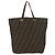 Borsa Tote FENDI Zucca Canvas Nero Marrone Auth bs35018 - vista 13