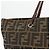 Borsa Tote FENDI Zucca Canvas Nero Marrone Auth bs35018 - vista 3