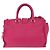 SAINT LAURENT Petit Cabas Hand Bag Leather 2way Pink Gold Auth 178276A Rosa D'oro - vista 2