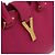 SAINT LAURENT Petit Cabas Hand Bag Leather 2way Pink Gold Auth 178276A Rosa D'oro - vista 20