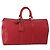 LOUIS VUITTON Epi Keepall 45 Boston Bag Rosso M42977 LV Auth YKZ1535A
