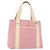 Bulgari Borsa BVLGARI Logo Mania Canvas Rosa Argento Auth 178503A
