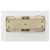 Borsa a Mano GUCCI GG Canvas Pelle Beige Oro 120895 Auth 177265 D'oro - vista 5