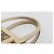 Borsa a Mano GUCCI GG Canvas Pelle Beige Oro 120895 Auth 177265 D'oro - vista 8