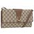 Borsa a Spalla GUCCI GG Supreme PVC Beige Oro 904 02 050 Auth bs34914 D'oro
