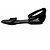 Hermès Sandali con cinturini incrociati in pelle e velluto 40 Nero - vista 7