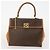 Céline Borsa a Spalla CELINE Macadam Canvas PVC Pelle 2 Set Marrone Auth am11453 - vista 12