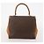 Céline Borsa a Spalla CELINE Macadam Canvas PVC Pelle 2 Set Marrone Auth am11453 - vista 13