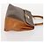 Céline Borsa a Spalla CELINE Macadam Canvas PVC Pelle 2 Set Marrone Auth am11453 - vista 14