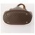 Céline Borsa a Spalla CELINE Macadam Canvas PVC Pelle 2 Set Marrone Auth am11453 - vista 8