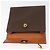 Céline Borsa CELINE Macadam Canvas PVC Pelle Marrone Oro Auth 178653A D'oro - vista 9