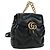 Zaino GUCCI GG Marmont in pelle nera e oro 777253 Auth BA12395SAV Nero D'oro