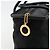 Céline Borsa a mano CELINE Circle Nylon Nero Oro Auth 178011A D'oro - vista 10