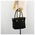 Céline Borsa a mano CELINE Circle Nylon Nero Oro Auth 178011A D'oro - vista 23