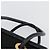 Céline Borsa a mano CELINE Circle Nylon Nero Oro Auth 178011A D'oro - vista 8