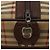 Borsa Boston Burberrys Nova Check in tela beige e oro Auth 175137 D'oro - vista 10