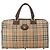 Borsa Boston Burberrys Nova Check in tela beige e oro Auth 175137 D'oro - vista 13