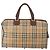 Borsa Boston Burberrys Nova Check in tela beige e oro Auth 175137 D'oro - vista 2