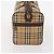 Borsa Boston Burberrys Nova Check in tela beige e oro Auth 175137 D'oro - vista 4