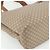 Céline Borsa Tote CELINE Macadam Canvas PVC Beige Oro Auth fm5318 D'oro - vista 16