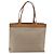 Céline Borsa Tote CELINE Macadam Canvas PVC Beige Oro Auth fm5318 D'oro - vista 2