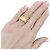 Anello Chanel, "Matelassé", oro giallo. - vista 5