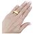 Anello Chanel, "Matelassé", oro giallo. - vista 6