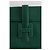Clutch Hermès Jige in pelle verde - vista 4