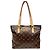 Borsa a Spalla Louis Vuitton Cabas Piano Marrone