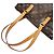 Borsa a Spalla Louis Vuitton Cabas Piano Marrone - vista 8