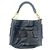 Borsa a tracolla in pelle nera Christian Dior Nero