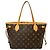 Borsa Tote Louis Vuitton Neverfull PM Marrone - vista 2