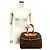 Bolso Louis Vuitton Deauville Castaño - vista 11