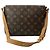 Borsa a Spalla Louis Vuitton Monogram Musette Tango Marrone - vista 2