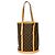 Borsa Tote Louis Vuitton Bucket GM Marrone - vista 3