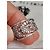 Anello Ginette NY Foglia di Palma in oro rosa e diamanti Argento - vista 4